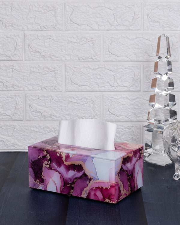 Marbella tissue glass box