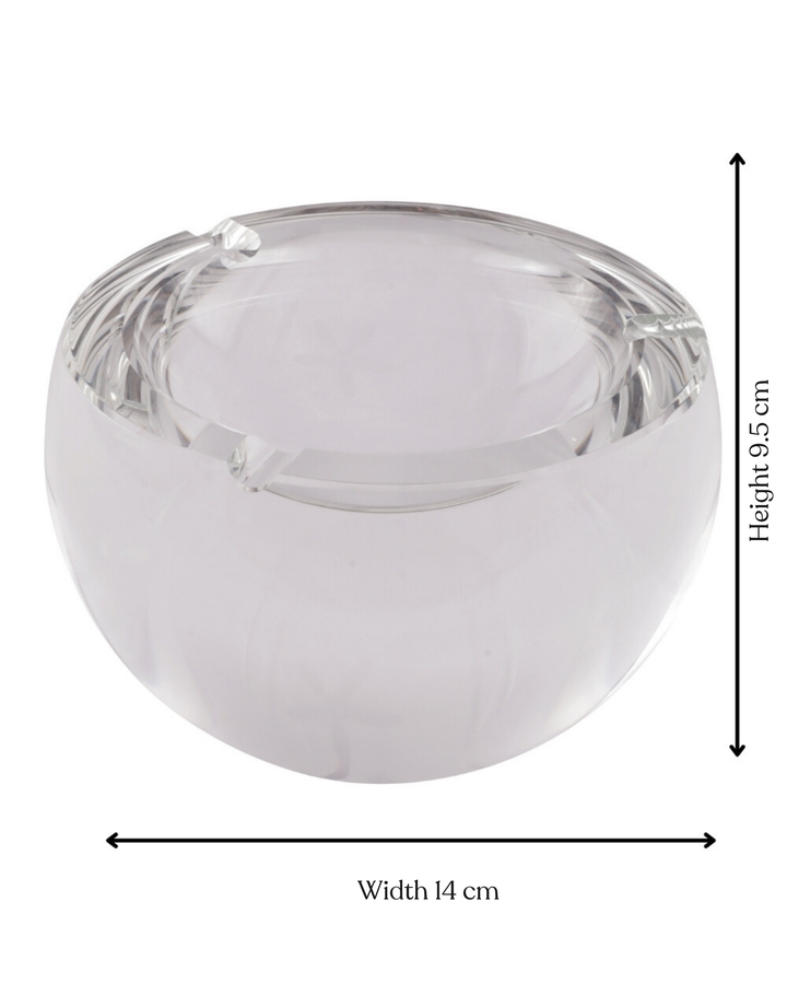 Crystal Glass Ashtray