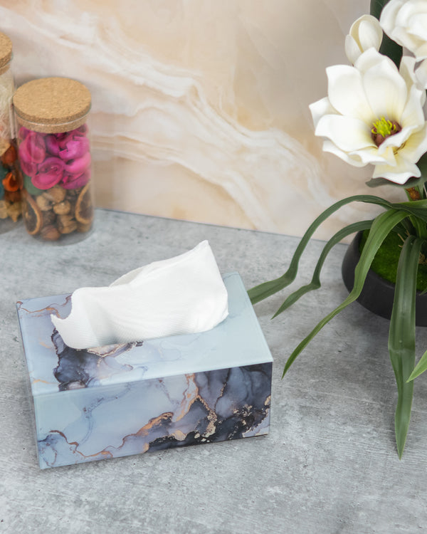 Marbella tissue glass box