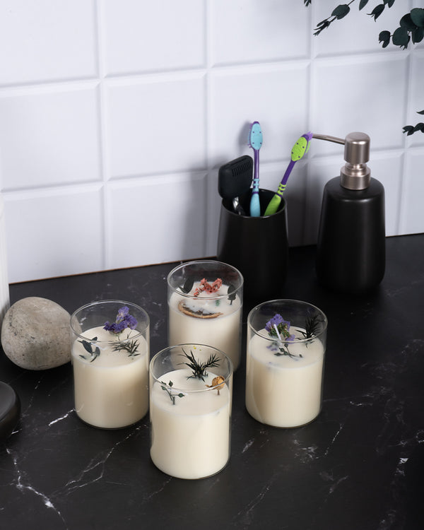 Cloud Glass Candle