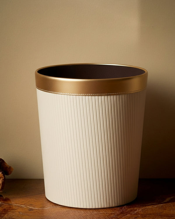 Faux Luxe Cream Dustbins