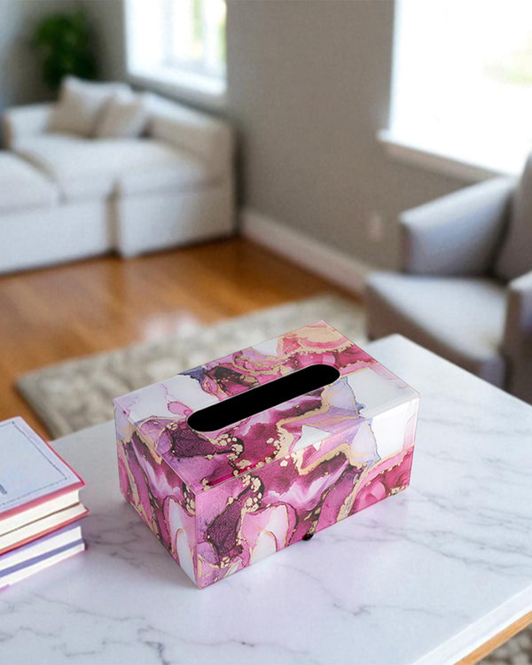 Marbella Pink Tissue Box