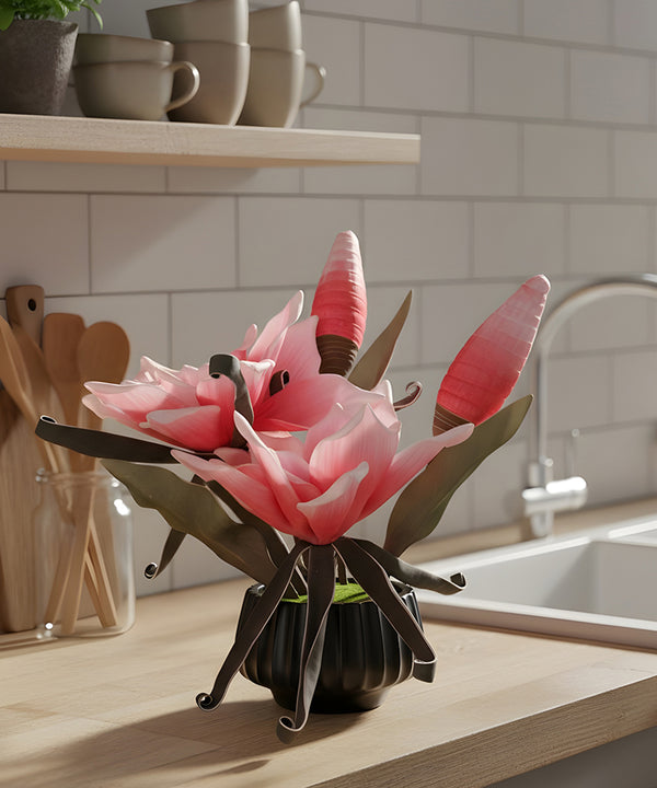 Lotus Pink Flower Pot