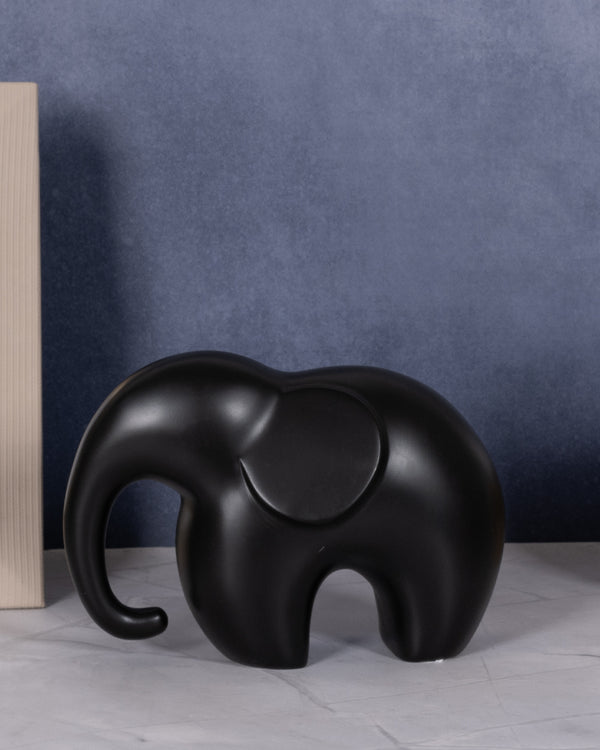 Poised Elephant Sculpture