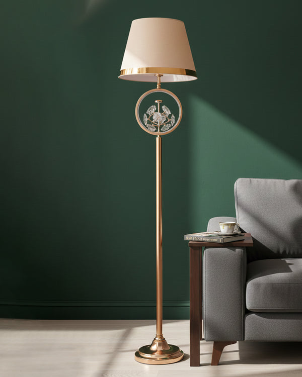 Floor Floral Crystal Elegance