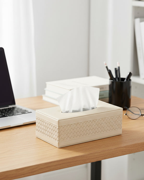 Velvet Nap Cream Tissue Box