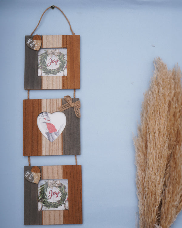 Wooden wall hanging Photo Frame