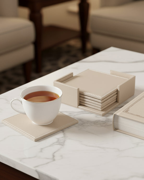 Chic Sip Cream Coaster