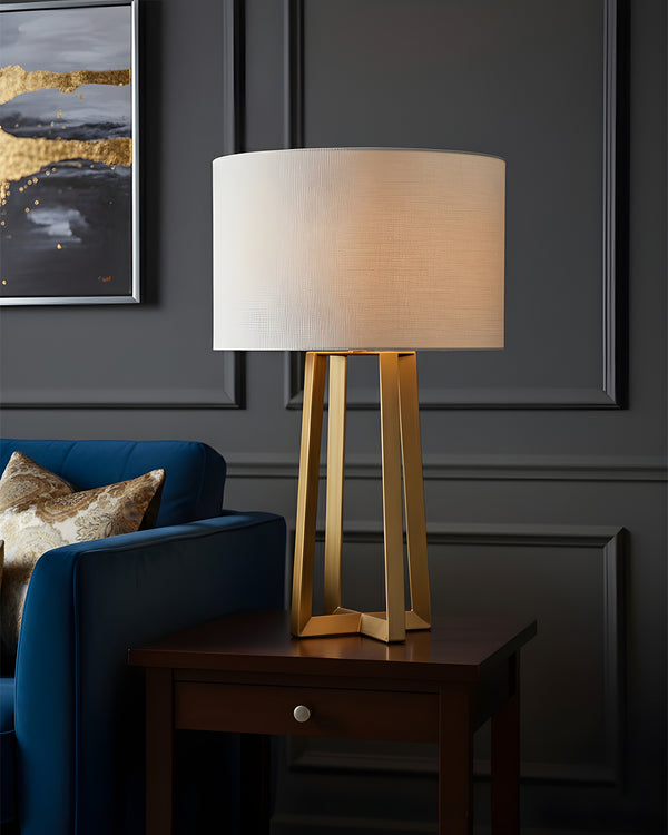 Zenith Quad Gold Lamp