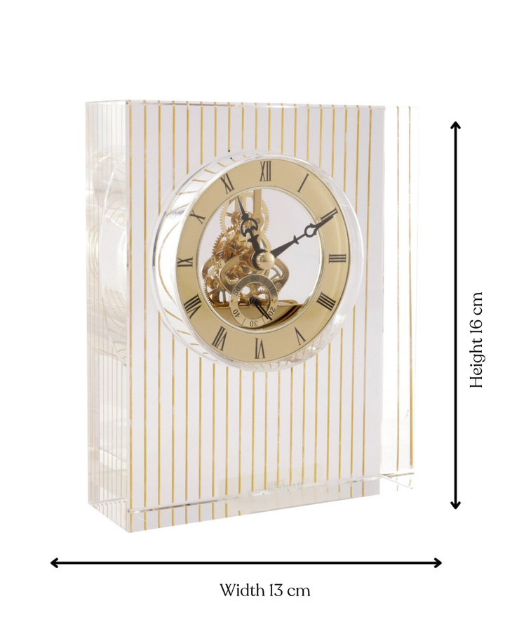 Rectangle Crystal Clock