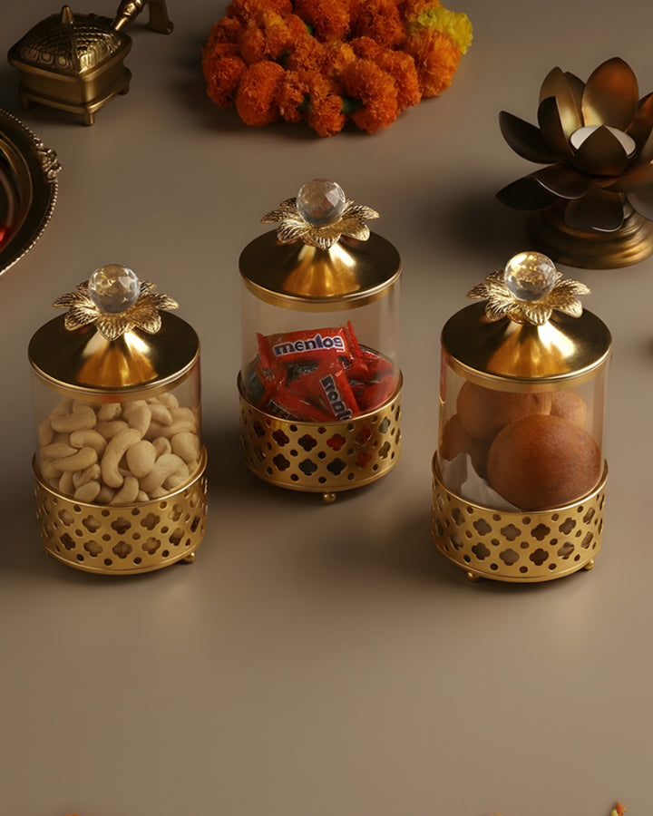 CrownLuxe Trio Jar Set