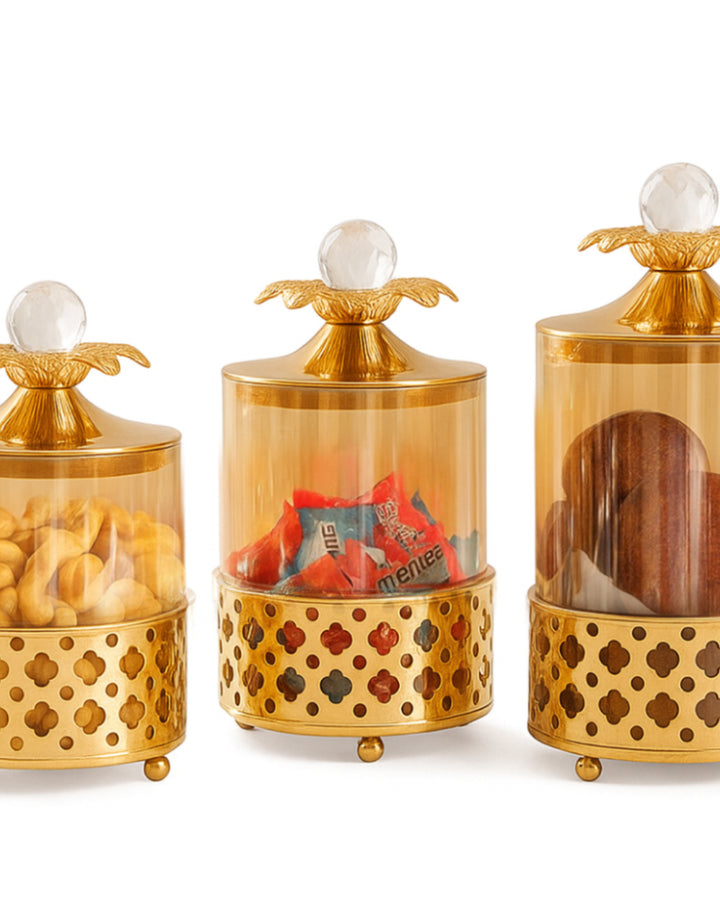 CrownLuxe Trio Jar Set