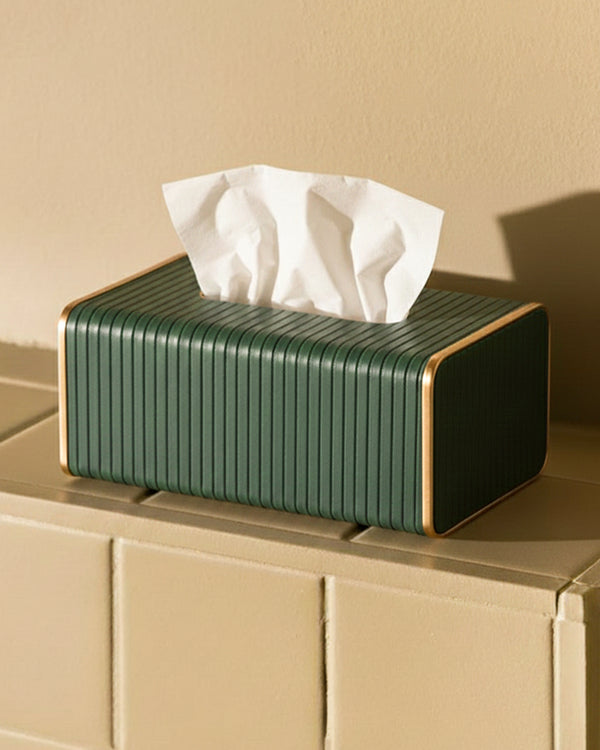 Faux Luxe Green Tissue Box