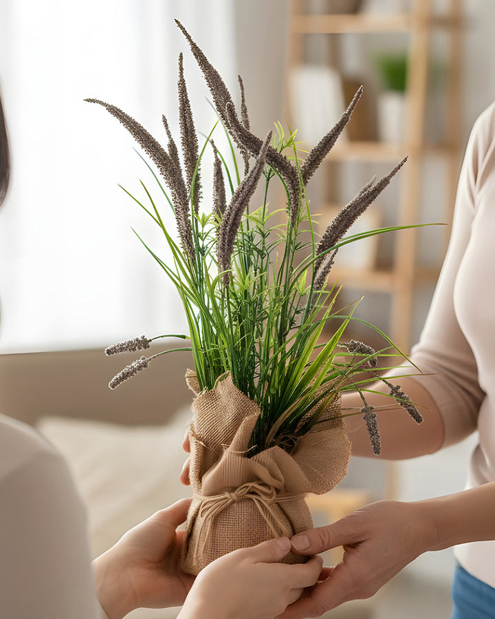 Foxtail Jute Flower Pot – Aarvi Decor Studio