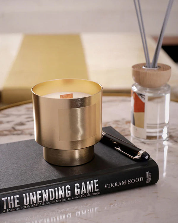Golden Vanilla Glow Candle