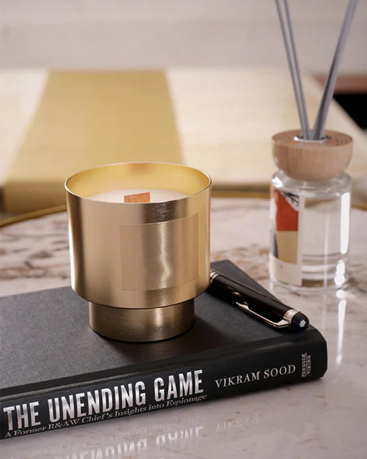Golden Vanilla Glow Candle