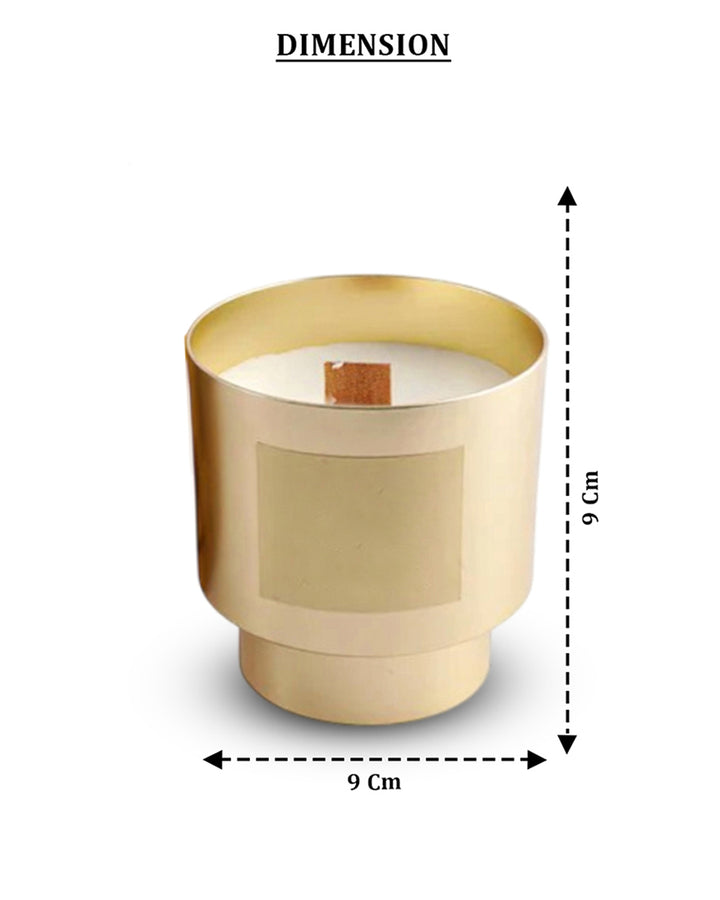 Golden Vanilla Glow Candle
