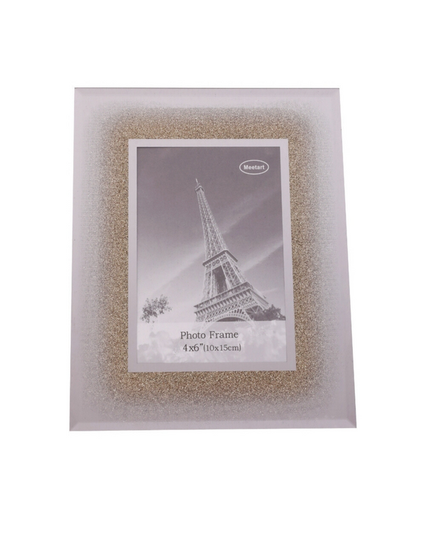 Golden Glass Photo Frame