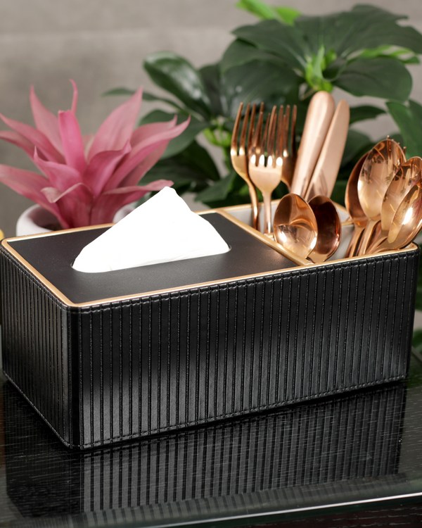 Faux Luxe Trio Tissue Box