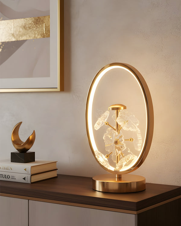 Crystal Oval Lamp